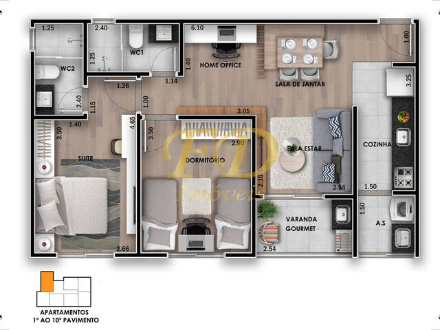 Apartamento para Venda em Atibaia - 4