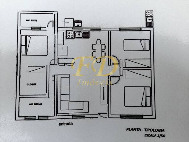 Casa de Condomínio à venda com 2 quartos, 75m² - Foto 8